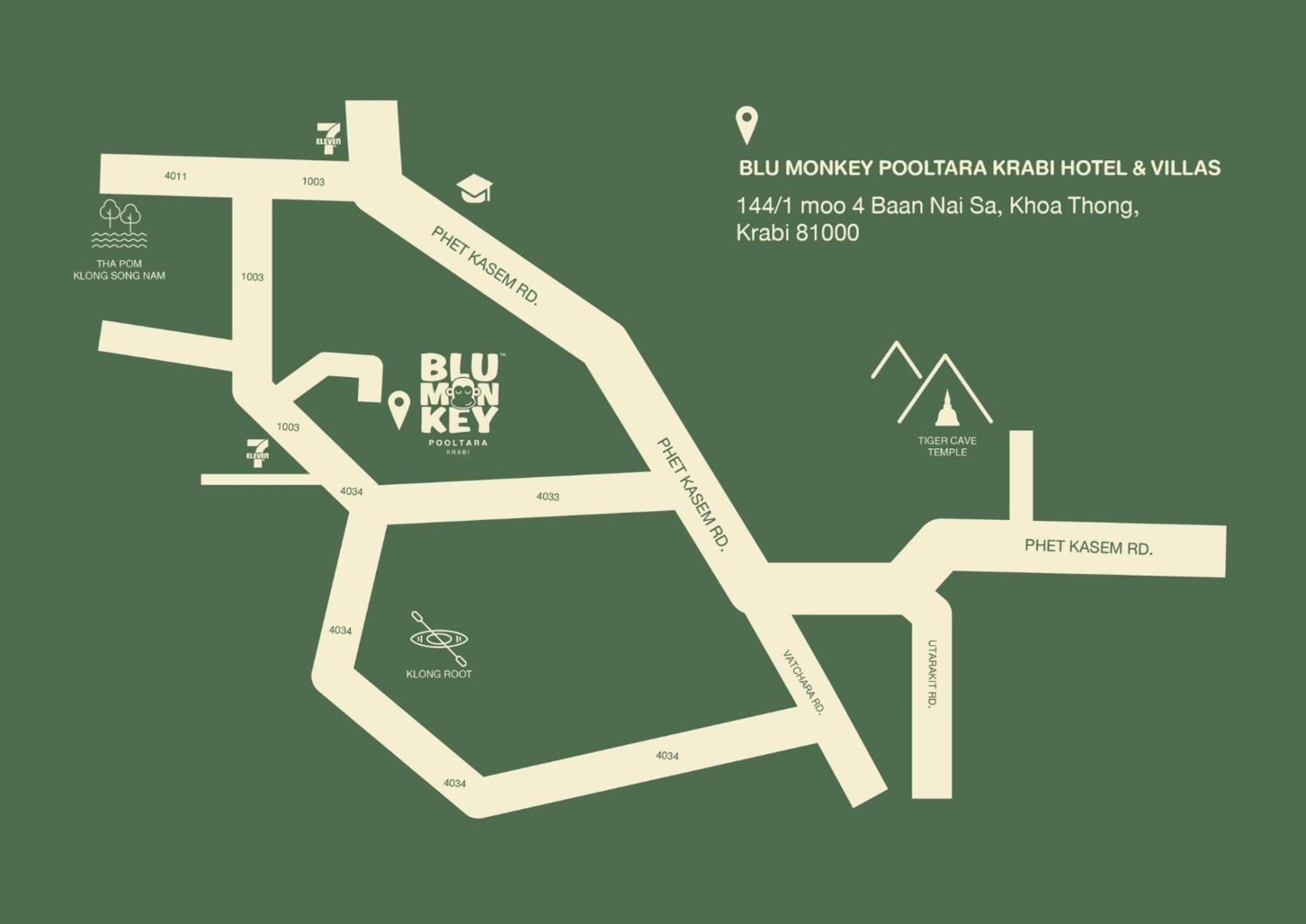 Blu Monkey Pooltara & Pet Friendly Resort Krabi town